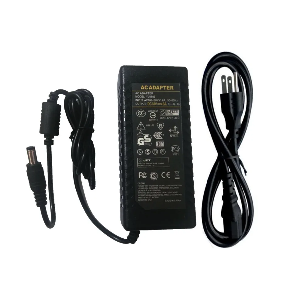 18VDC адаптер зарядное устройство PRESONUS AUDIOBOX 1818VSL монитор станция V2 AC/DC сетевой адаптер(не 12 В) Кабель питания Шнур