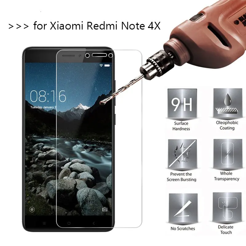 2.5D 0 26 мм 9H закаленное стекло для Xiaomi Redmi Note 4X Защитная пленка экрана | Мобильные