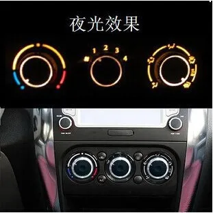 

Car AC Knob Air Conditioning heat control Switch knob Aluminum alloy accessory,suitable for Suzuki Swift SX4 2012 QT34