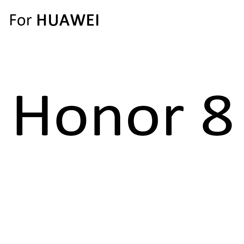 Прозрачный силиконовый чехол для телефона с полным покрытием для HuaWei Honor 9X V9 8A 8C 8X8 S фотоаппаратов моментальной печати 7S 7A 7X 7C 7 6A 6C 6X6 8 Pro Max играть 3 3e глобальной ТПУ чехол - Цвет: For Honor 8