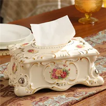 Украшение для гостиной Высококачественная декоративная бумажная коробка для полотенец коробка для салфеток домашняя обстановка керамическая Декорация