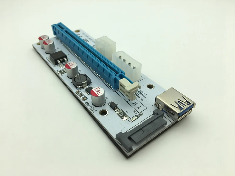 Новый супер стабильный PCI E Express 1x до 16x адаптер для видеокарты VER008S биткоина BTC Miner