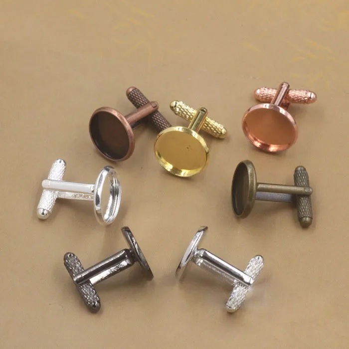 Mixed color Furuuchi into 12-16mm to green copper plating membrane disc French Cufflinks threaded rod | Украшения и аксессуары