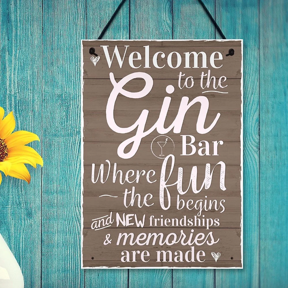 Meijiafei Gin Bar подвесная табличка Алкогольная вечерние НКА новинка знак на день