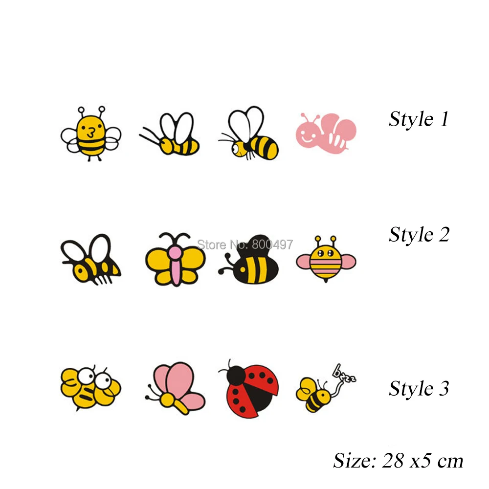 Fly Colorful Bee креативная Автомобильная наклейка на дверь автомобиля с защитой от