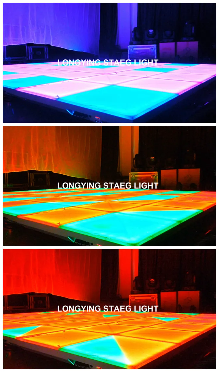 Свадебная вечеринка Led танцпол/Портативный RGB Профессиональный танцпол для