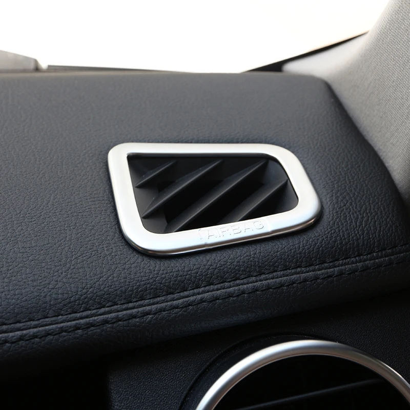 Chrome font b Interior b font Accessory Dashboard Air Outlet Sticker For Land Rover Discovery 4