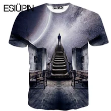ESIUPIN Mode marke kleidung herrenmode T-shirts Männer kurzarm Cartoon kunst Männer T-shirts 3d herren t shirts YP26.8