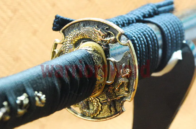 HAND CARVED DRAGON SAYA+DRAGON BLADE JAPANESE DRAGON SWORD KATANA VERY SHARP