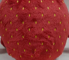 Милое украшение для дома фрукты, ананас мягкая игрушка 22 см 10 дюймов чучело кукла - Цвет: strawberry