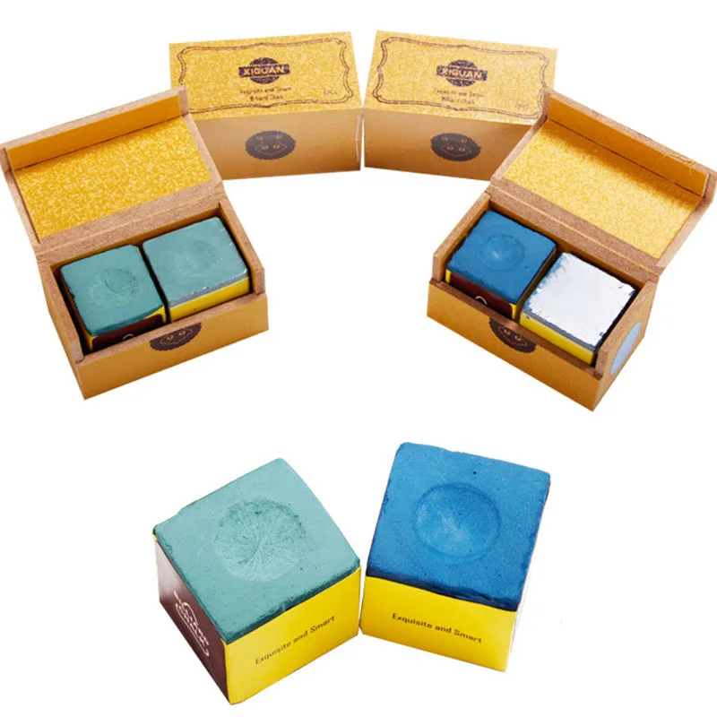 Высококачественный бильярдный мел для бассейна 2 шт./лот аксессуары бильярда с