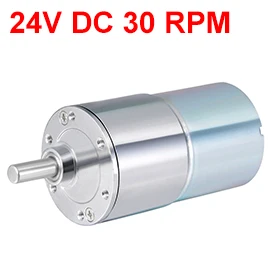 

Uxcell Newest 1PCS ZGB37RG DC24V 30RPM 7.2W Gear Motor High Torque Reduction Gearbox Eccentric Output 15x5.9mm D Shaft for M3