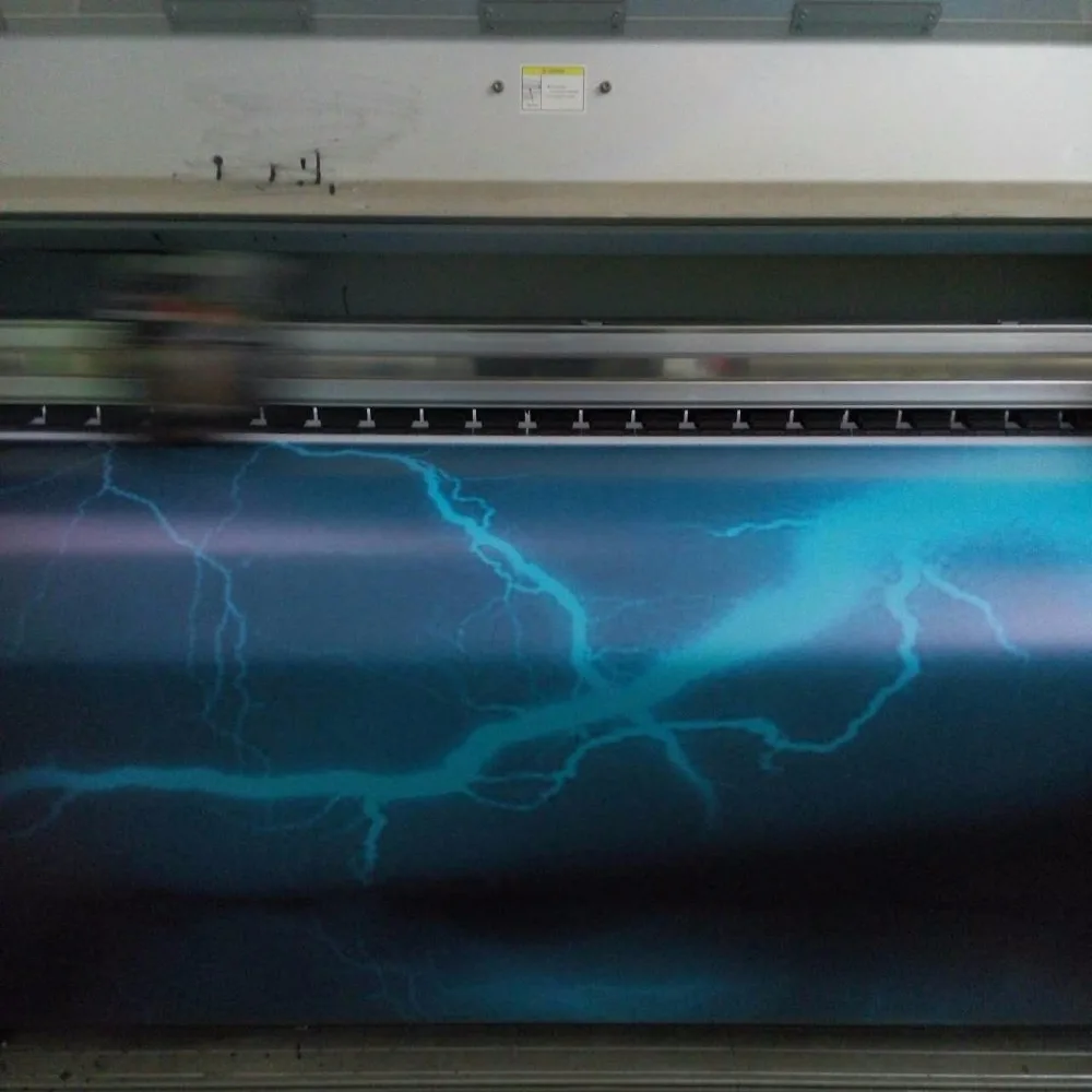 flashing camouglage lightning car wrapping stickers (8)