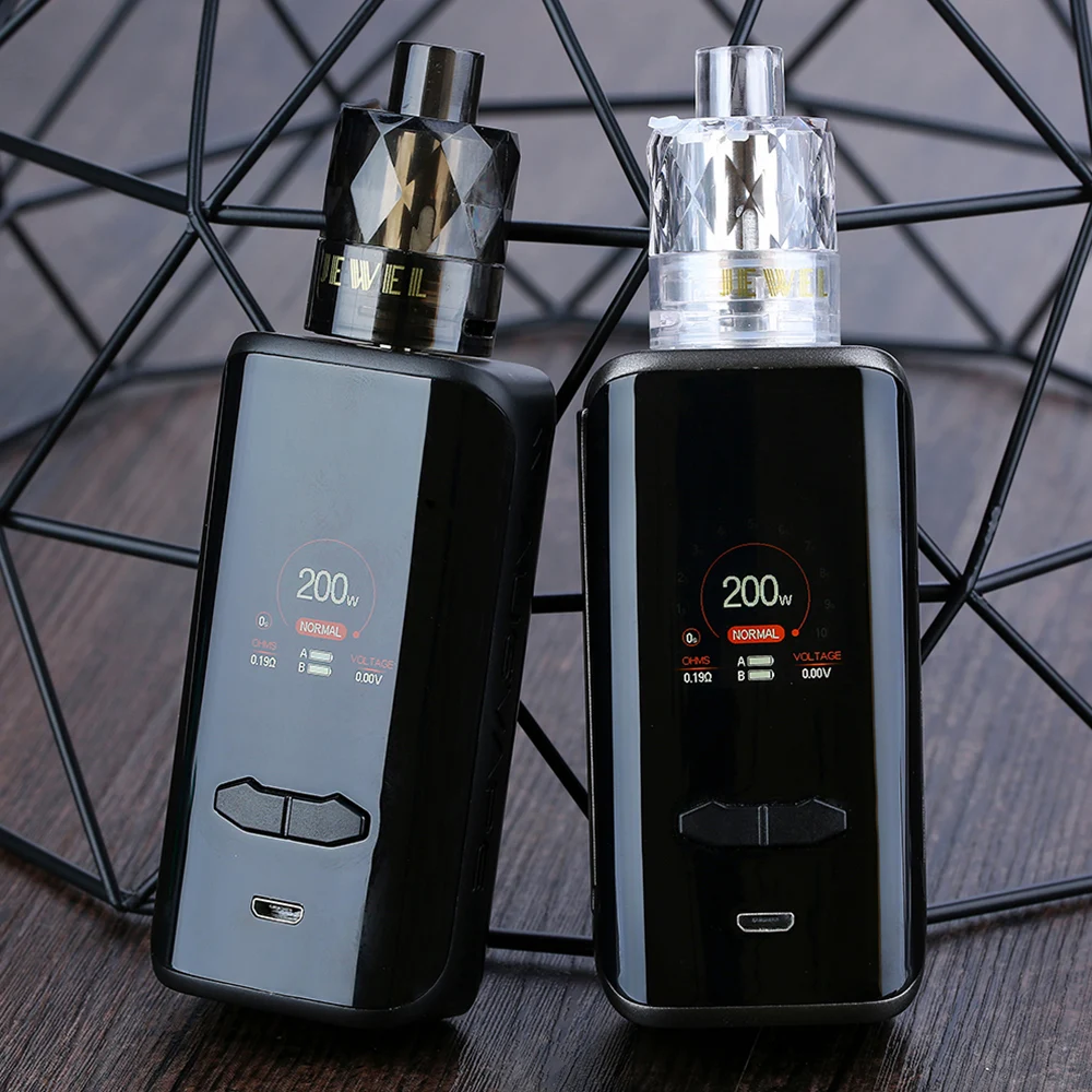 

Original Augvape VX200 Vape Kit wi/ AUGVAPE VX200 Box Mod & Jewel Subohm Tank & mesh coil vapor Vs Luxe Kit / Drag 2 /Luxe Nano