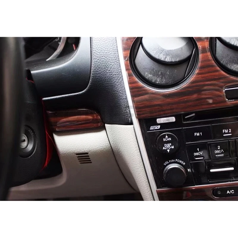 TOMEFON для Mazda 6 от 2006 до ABS деревянная краска для межкомнатных дверей панель передняя AC вентиляционная средняя подлокотник коробка Задняя накладка Стайлинг