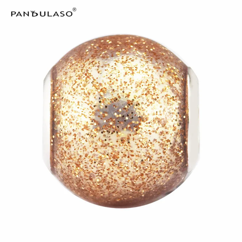 

3 COLORS Glitter Ball Women Silver Beads for Jewelry Making New Autumn Charm Beads for Beaded Bracelets Silver 925 Jewelry DIY
