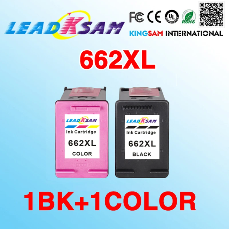 

662XL compatible For hp662 XL Black Color Ink Cartridge For 662 Deskjet 1015 1515 2515 2545 2645 3515 3545 4510 4515 4518
