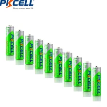 10PCS PKCELL NIMH AAA Battery 850mAh 1.2V nimh aaa Precharge Rechargeable Batteries Up To 1000mAh Low Self Discharge