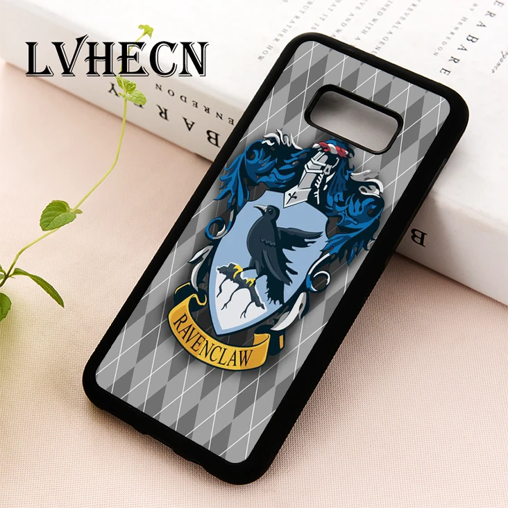 

LvheCn phone case cover for Samsung Galaxy S5 S6 S7 S8 S9 S10 EDGE PLUS S10e lite Note 5 8 9 Ravenclaw House Eagle Harry Potter