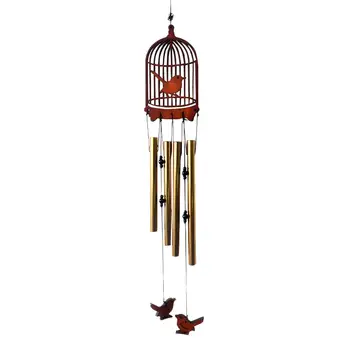 

Wind Chimes Metal Bird Windchime Outdoor Hanging Decoration Good Luck Feng Shui Windchime Home Decor