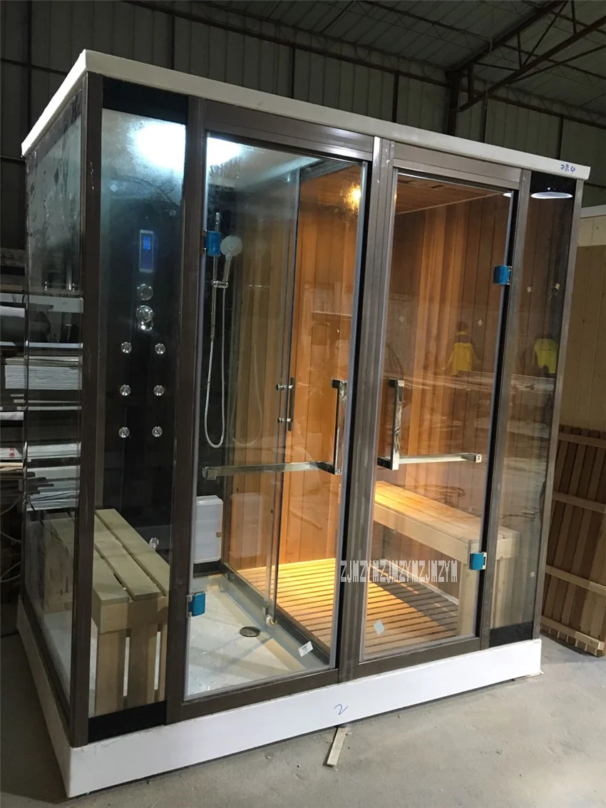 SS888 Household Multifunctional Dry And Wet Steam Room Integrated Steam Shower Room Steam Sauna Room With Shower 110V/220V 3000W