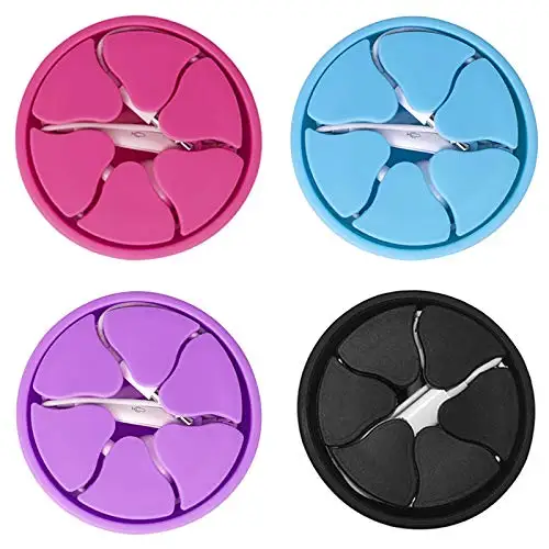 

Pack Of 4 Earbuds Holder Storage Case Portable Silicone Earphone Cable Box Storage Cord Wrap Winder Organizer