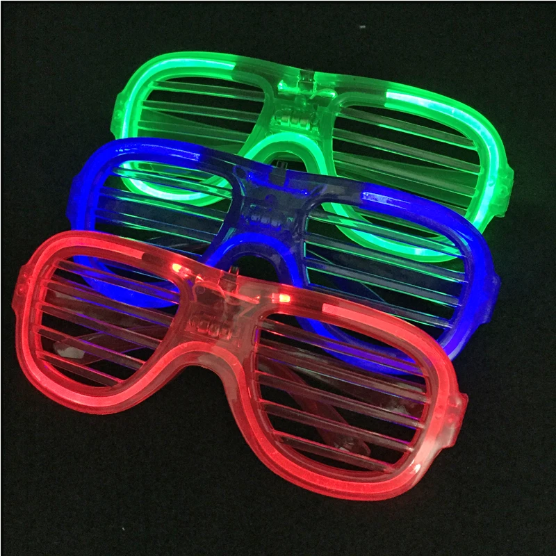 glow party supplies funny sunglasses party glasses rave birthday party decorations adult Halloween