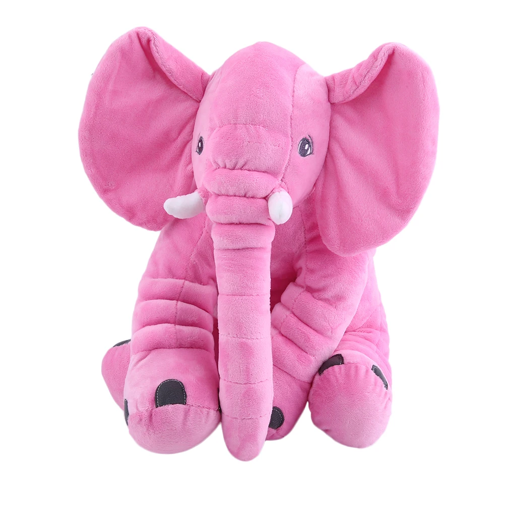 Fashion Pink 28*33cm Elephant Stuffed Animal Pillow Toy Soft Baby ... Fashion Pink 28*33cm Elephant Stuffed Animal Pillow Toy Soft Baby ...