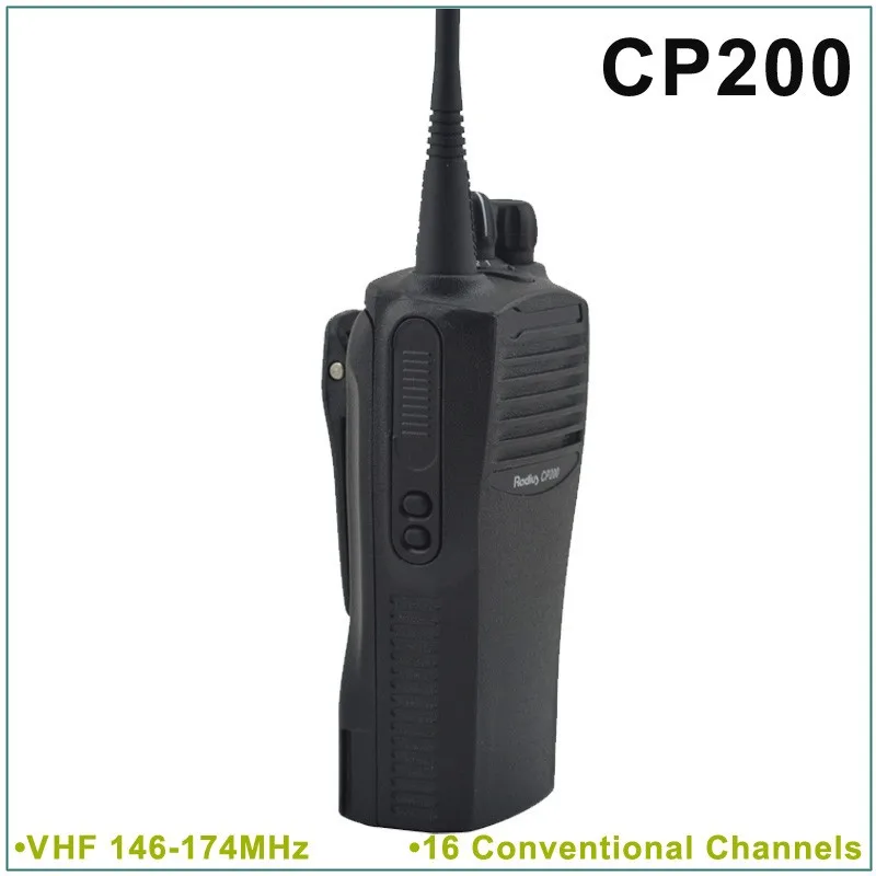 Новый CP200 VHF 146-174 МГц 16 обычных каналов Портативное двухстороннее радио (для моторолаа)