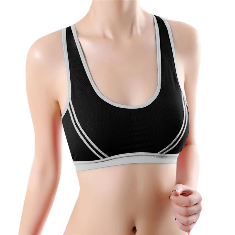 

Push Up Bras for Women Top Fitness Yoga Cross Strap Sports Bra Womens Gym Running Padded Athletic Vest Underwear #4JU19