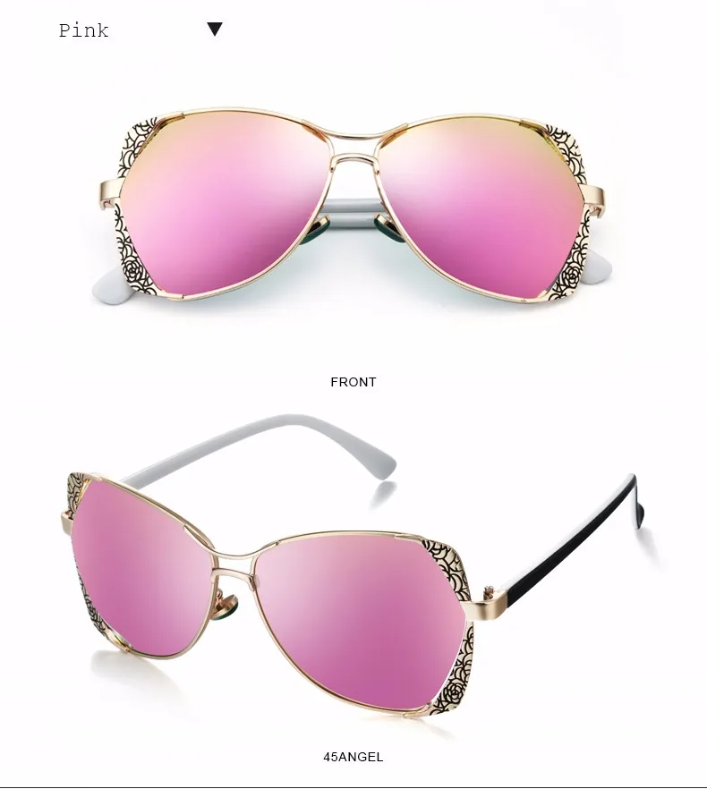 FEIDU модные поляризационные солнцезащитные очки для женщин для сплав узор рамки ретро покрытие зеркало очки Женский Óculos де Сол