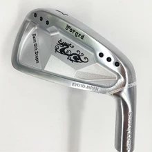 cooyute Клюшки для гольфа Dance With Dragon Кованые Гольф Утюги Набор 3-9 P клубы Динамический Золото R300 Сталь Гольф голенище