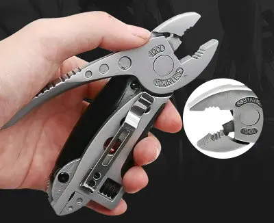 

fixmee Multitool Pliers Pocket Knife Screwdriver Set Kit Adjustable Wrench Jaw Spanner Repair Survival Hand Multi Tools Mini