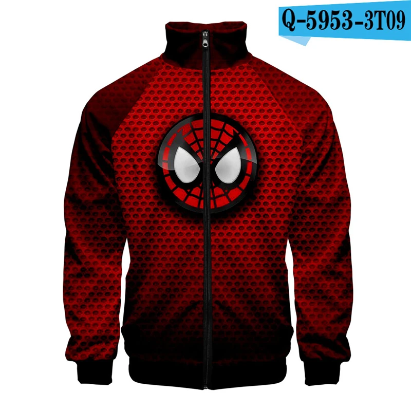 

Spiderman Costume Far From Home Jacket Peter Parker Superhero Oversized Hoodie Long Sleeve Movie Hoodie Pullover 3D Clothing