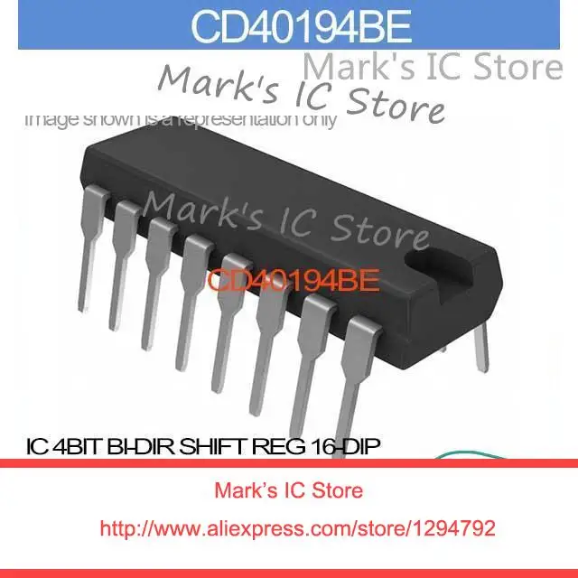 CD40194BE-IC-4BIT-BI-DIR-SHIFT-REG-16-DIP-CD40194B-40194-CD4019-40194B ...