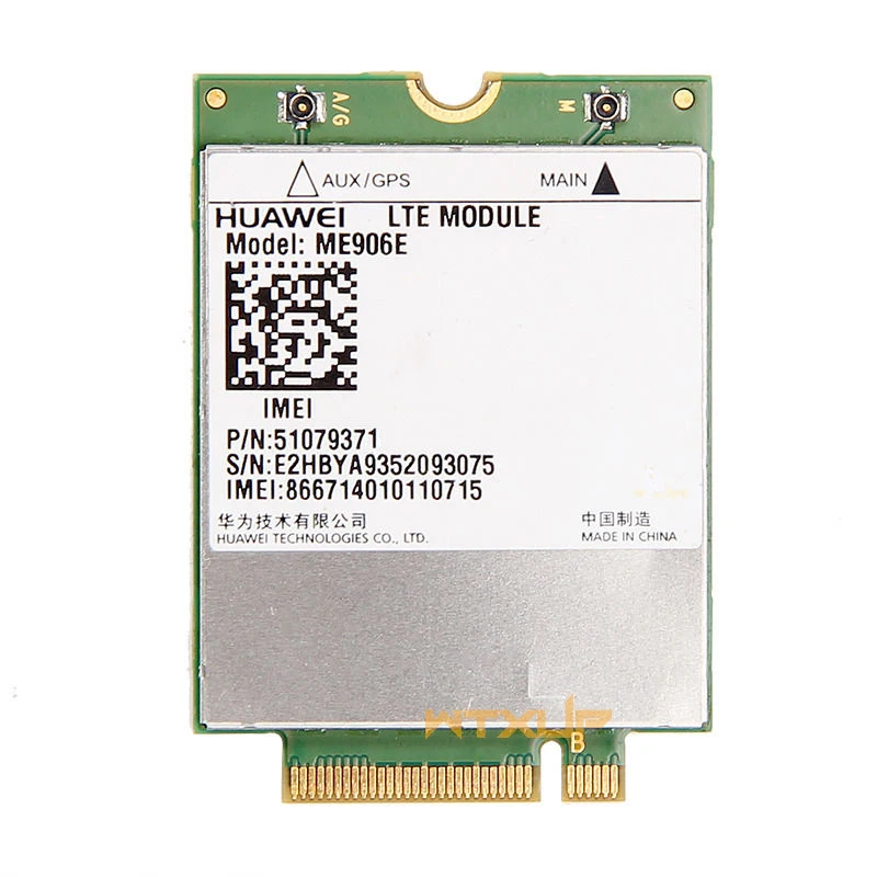 Разблокированный HUAWEI ME906E 4G модуль FDD LTE WCDMA GSM поддержка gps NGFF беспроводная карта WWAN+ 2 антенны IPX4