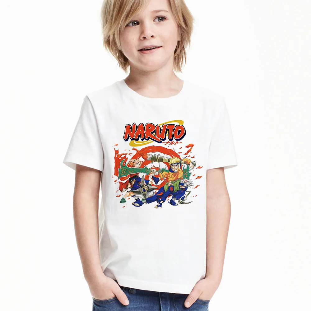 2018 Summer Anime Naruto Uzumaki T Shirts For Boys Fashion Casual 
