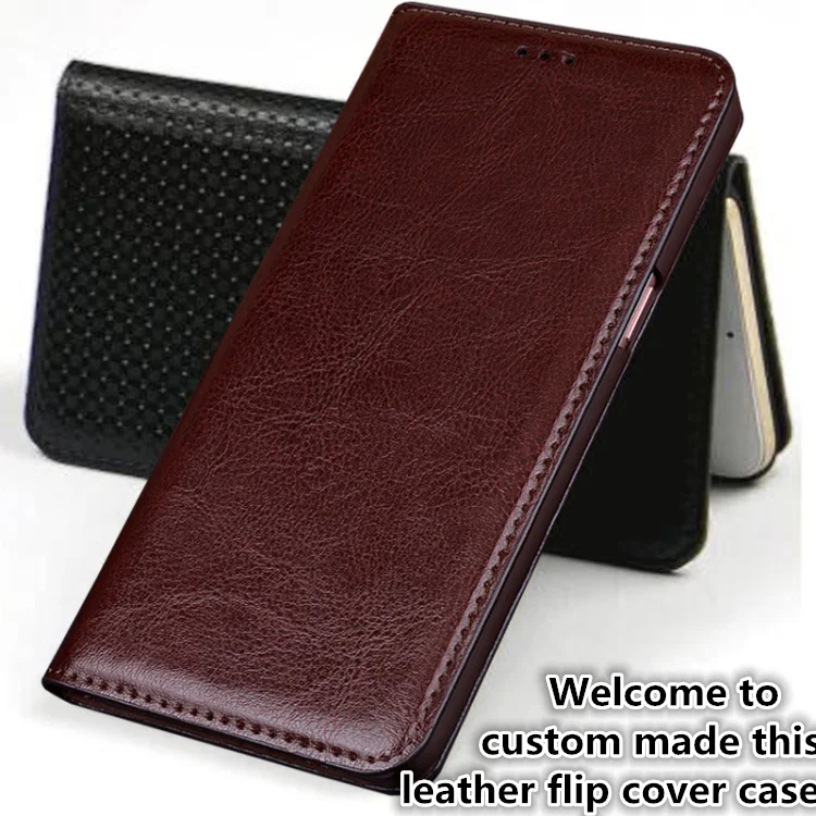 

CH10 Genuine leahther phone bag for Sony Xperia Z5 Compact phone cover for Sony Xperia Z5 Compact flip case with kickstand