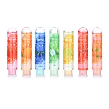 80ML Fruit Flavor Water Souble Lube Sex Lubricants Sexual Anal Vagina Body Lubricating Gel Love Oil Sex Product