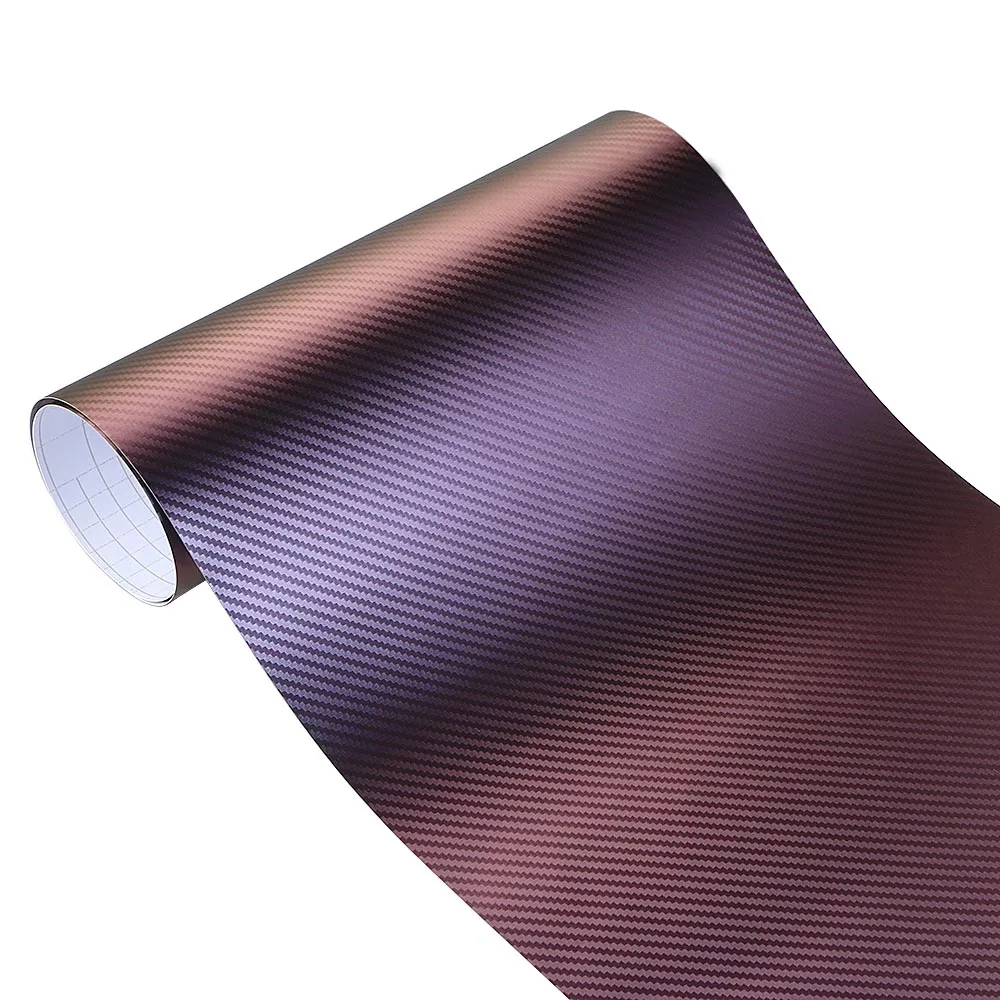 Purple to blue9084 30 см x 100 см хамелеон 3D углеродное волокно виниловая пленка наклейка на автомобиль Грузовик Мотоцикл телефон автомобиль Стайлинг украшения Упаковка Наклейка - Название цвета: Purple to blue9084
