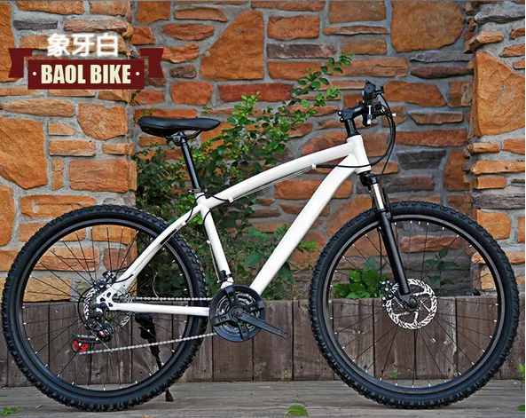 Nueva X Frente a la marca de 26 pulgadas 21/24/27 velocidad de bicicleta de montaña del freno de disco de acero de carbono bicicleta downhill MTB bicicleta