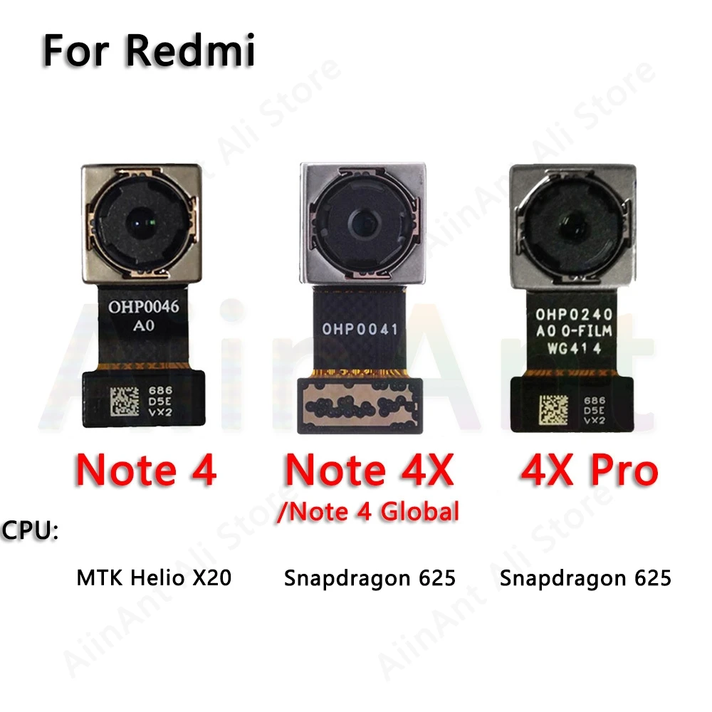 Основная задняя камера для Xiaomi mi Red mi Note 4 4A 4X Pro Global оригинальная задняя камера шлейф