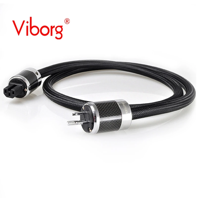 Free shipping Viborg FP-3TS20 AC Power cable US Version HIFI Power Cable with Furutech FI-50M connector plug