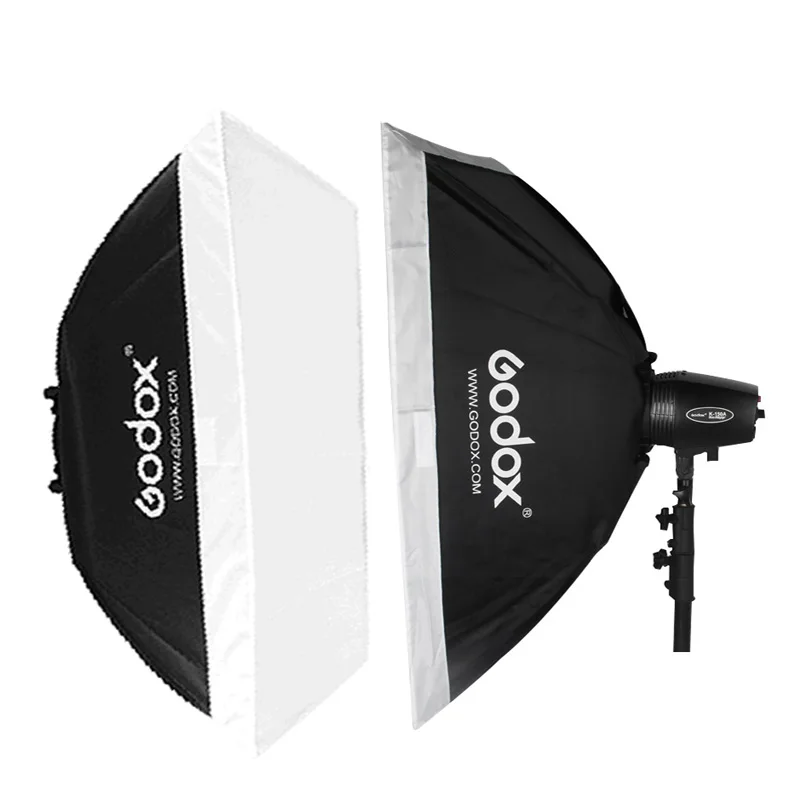 Godox 50x70 см/20*2" 60x60 см/24*24" 60x90 см/24*3" Универсальный 98 мм Монтажный софтбокс для студийной вспышки стробоскоп K150A K180A 250DI 300SDI