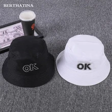 BERTHATINA Для женщин Для мужчин Рыбак новинка личности улыбка Панама Хип-Хоп Лето Солнцезащитная Панама Sry лицо Бонни Кепки