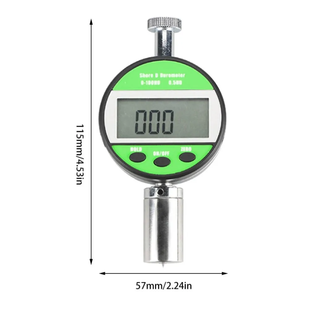 Цифровой Твердость тесты датчик измерительное устройство дюрометр цифровой Hardmeter резиновая Shore дюрометр цифровой Hardmeter