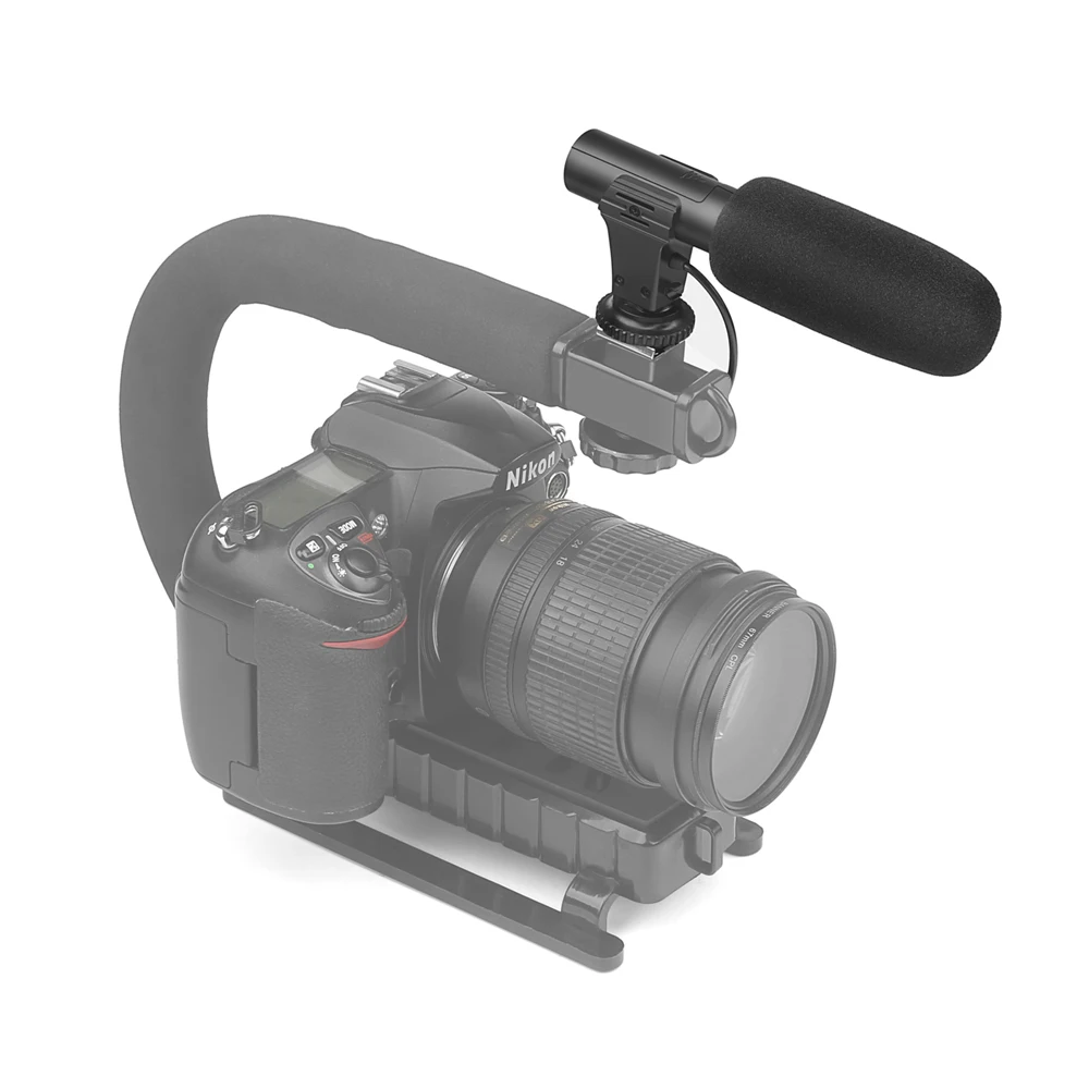Снимать стерео камера-регистратор с микрофоном для Nikon Canon DSLR камеры компьютера мобильного телефона ПК микрофон для Xiaomi 8 iphone X samsung