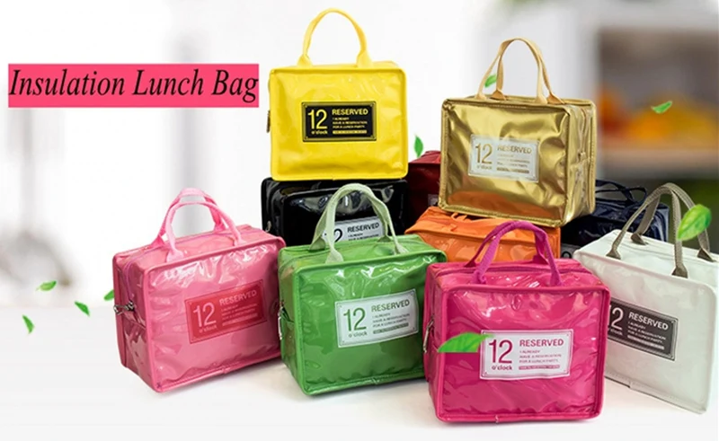 New-2017-Waterproof-PU-Fresh-Keeping-Lunch-Isolated-Hand-Bag-Carry-Thickening-Food-Bags-Picnic-Bags (3)