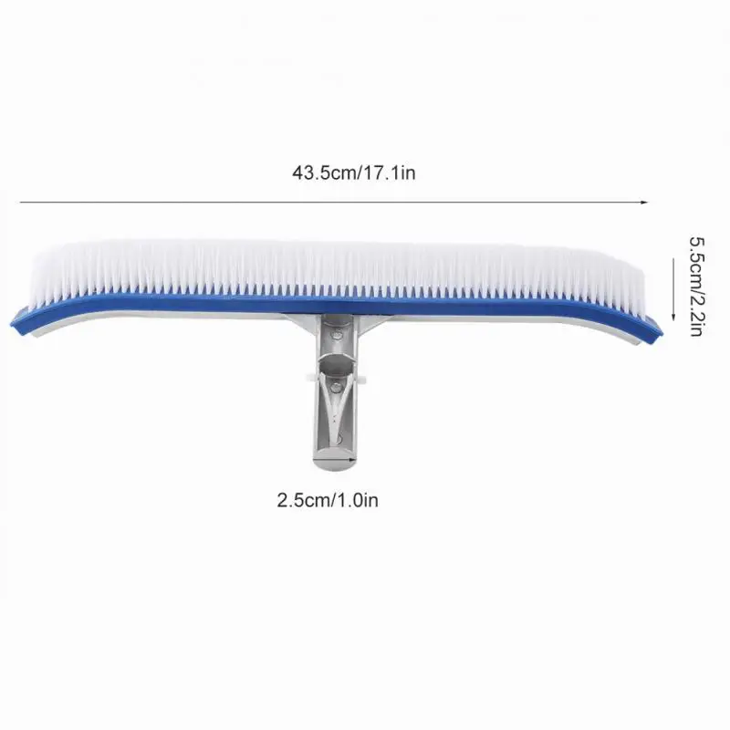 18in бассейн настенная щетка высокая эффективность очистки инструменты алюминиевая ручка для пруда спа Горячие весенние бассейны