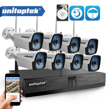 

8CH CCTV System Wireless 720P NVR With 1.0MP 720P Outdoor Waterproof Wifi Security Camera System Night Vision Surveillance Kit